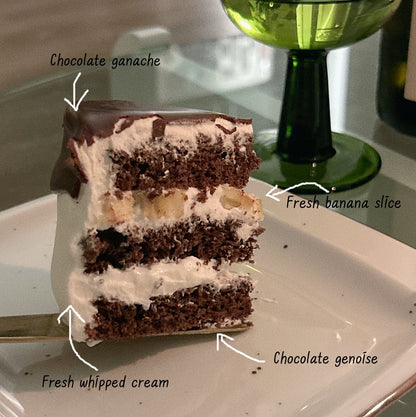 CHOCO BANANA CAKE