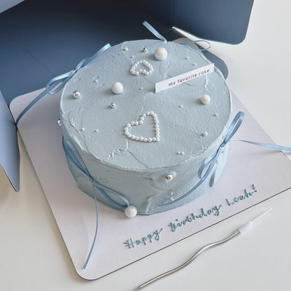 PEARL HEART CAKE