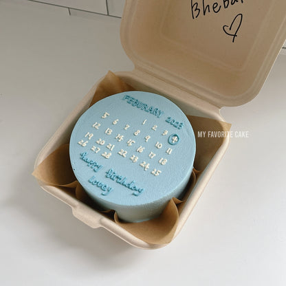 MINI CALENDAR CAKE