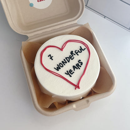 BIG HEART BOX CAKE