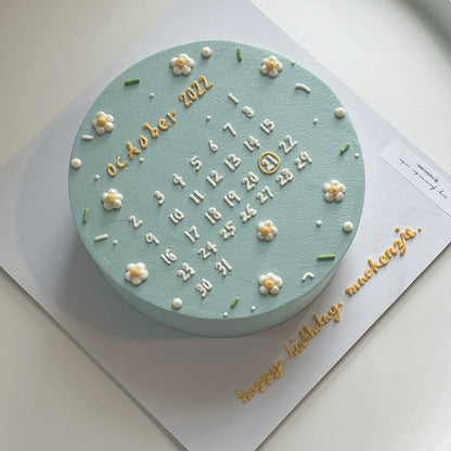 SIMPLE CALENDAR CAKE